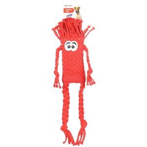 Jouet pour chien Flamingo - Corde en coton de 48 cm avec sonette Jouet pour chien Flamingo - Corde en coton de 48 cm avec sonette