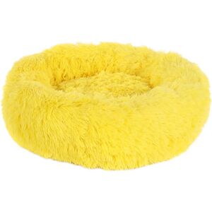 Flamingo Lit pour Chiens Krems - Peluche Douce, Ronde, Jaune - Publicité Flamingo Lit pour Chiens Krems - Peluche Douce, Ronde, Jaune - Publicité