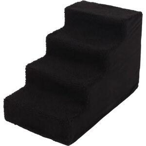Flamingo Dog Step Tampa - Pet Steps, 4-step, Max 30kg, Black Flamingo Dog Step Tampa - Pet Steps, 4-step, Max 30kg, Black