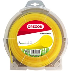Oregon Yellow Nylon Round Trimmer Line - 88m, 2.4mm - String for Brush Cutter and Lawn Mower Oregon Yellow Nylon Round Trimmer Line - 88m, 2.4mm - String for Brush Cutter and Lawn Mower