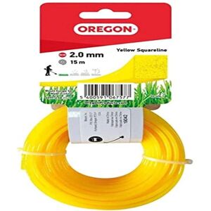 Fil de débroussaillage Oregon 69-406-Y - Jaune - 15m - 2mm - Publicité Fil de débroussaillage Oregon 69-406-Y - Jaune - 15m - 2mm - Publicité