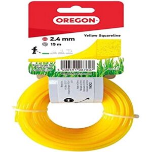 Oregon 69-412-Y - Vierkante nylonlijn - 15m - Geel - Strimmer lijn Oregon 69-412-Y - Vierkante nylonlijn - 15m - Geel - Strimmer lijn