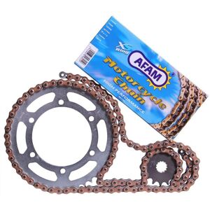 Kit chaîne AFAM 520 - Chaîne et pignons pour moto Kit chaîne AFAM 520 - Chaîne et pignons pour moto
