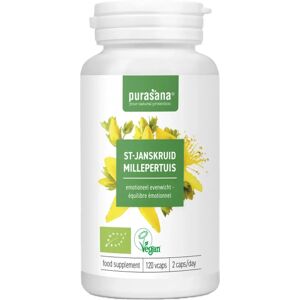 Purasana Millepertuis Vegan en capsules - Complément alimentaire - Publicité Purasana Millepertuis Vegan en capsules - Complément alimentaire - Publicité