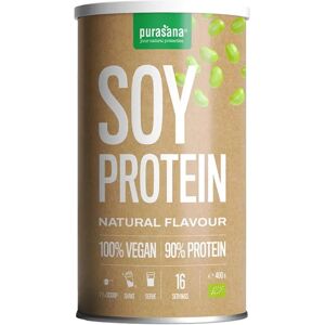Purasana Poudre de protéines de soja bio végétalienne - 400 g - Publicité Purasana Poudre de protéines de soja bio végétalienne - 400 g - Publicité