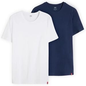 Levi's Slim 2 Pack Crewneck - dress blues/vit Levi's Slim 2 Pack Crewneck - dress blues/vit