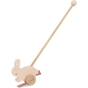 Trixie Mrs. Rabbit Push Toy - Wooden Animal Trixie Mrs. Rabbit Push Toy - Wooden Animal