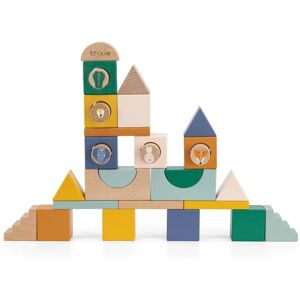 Trixie Wooden City Blocks - 31 Pieces - Building Toys Trixie Wooden City Blocks - 31 Pieces - Building Toys
