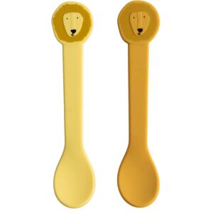 Ensemble de cuillères en silicone Trixie Lion Jaune - Publicité Ensemble de cuillères en silicone Trixie Lion Jaune - Publicité