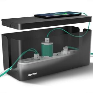 Acropaq Kabelmanagement-Box - Schwarz - 32 x 13 x 13 cm Acropaq Kabelmanagement-Box - Schwarz - 32 x 13 x 13 cm