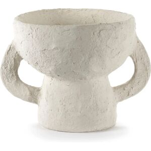 Vase Terre Serax - Ø 23 x H 22,5 cm - Blanc - Publicité Vase Terre Serax - Ø 23 x H 22,5 cm - Blanc - Publicité