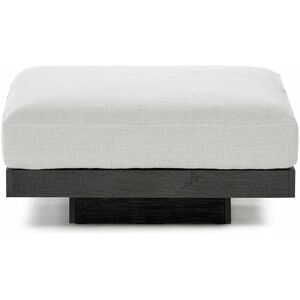 Serax - Rudolph - bois noir aluminium - coussin blanc - ottoman - Publicité Serax - Rudolph - bois noir aluminium - coussin blanc - ottoman - Publicité