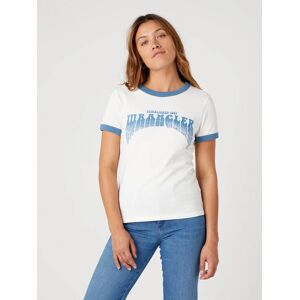 Wrangler wit strakke fit T-shirt - T-shirt Wrangler wit strakke fit T-shirt - T-shirt