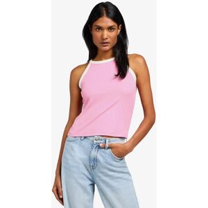 Lee Cropped Halter Top Sugar Lilac - Ujjatlan kialakítás Lee Cropped Halter Top Sugar Lilac - Ujjatlan kialakítás