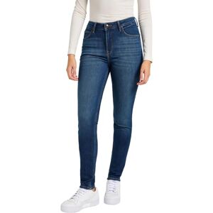 Lee Scarlett High Blau - Nauwsluitende Taille Hoge Jeans Lee Scarlett High Blau - Nauwsluitende Taille Hoge Jeans