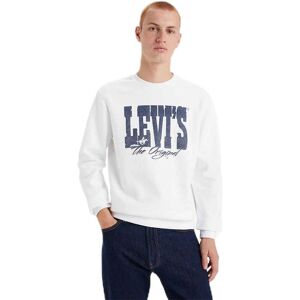 Levi's Model 38423-0077 White Casual Long Sleeve Sweatshirt Levi's Model 38423-0077 White Casual Long Sleeve Sweatshirt