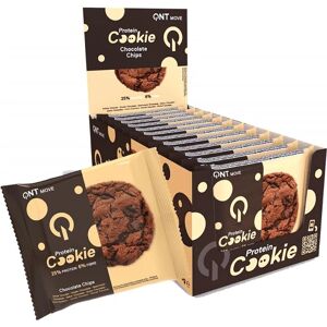 QNT Protein Cookie Chocolate Chips - 12x60g Snack QNT Protein Cookie Chocolate Chips - 12x60g Snack