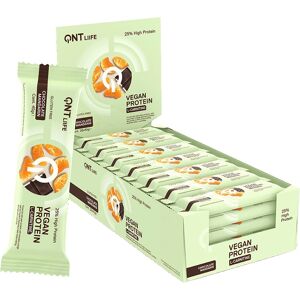 Qnt Barre de Protéines Végane - Brownie Framboise - 28x40g - Publicité Qnt Barre de Protéines Végane - Brownie Framboise - 28x40g - Publicité