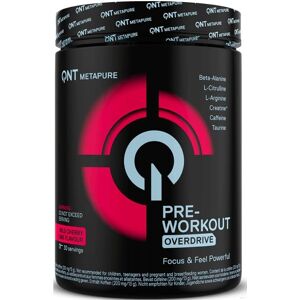 QNT Pre-Workout Overdrive - Kirsebær Lime - Kosttilskudd QNT Pre-Workout Overdrive - Kirsebær Lime - Kosttilskudd