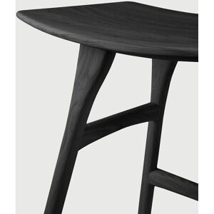 Ethnicraft Osso Hocker - Massiv Eiche - Schwarz & Natur - Zeitloses Design Ethnicraft Osso Hocker - Massiv Eiche - Schwarz & Natur - Zeitloses Design