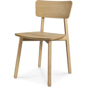 Sedia Ethnicraft Casale in Rovere Naturale - Resistente & Elegante Sedia Ethnicraft Casale in Rovere Naturale - Resistente & Elegante