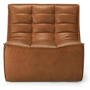 Ethnicraft - N701 - Pelle anilina marrone - Modulare - Sofa Ethnicraft - N701 - Pelle anilina marrone - Modulare - Sofa