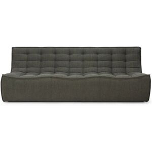 Ethnicraft N701 Modulsofa - Grønn - Bomull Ethnicraft N701 Modulsofa - Grønn - Bomull