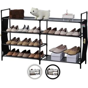 Étagère à chaussures à 7 couches Herzberg - Gris - Publicité Étagère à chaussures à 7 couches Herzberg - Gris - Publicité