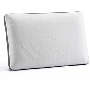 Almohada de Espuma de Memoria de Bambú Blanco Herzberg - Almohada Almohada de Espuma de Memoria de Bambú Blanco Herzberg - Almohada