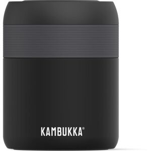 Kambukka Black Stainless Steel 600 ml Thermos - Leakproof & Keeps Food Hot Kambukka Black Stainless Steel 600 ml Thermos - Leakproof & Keeps Food Hot