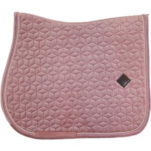 Coussin de selle en velours rose avec couture étoilée - Publicité Coussin de selle en velours rose avec couture étoilée - Publicité