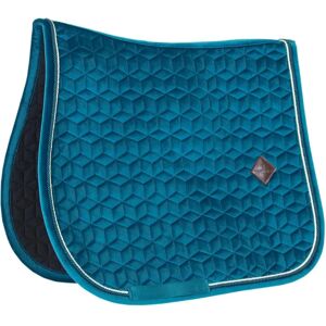 Tapis de selle en velours Smaragd Kentucky Horsewear - Dressage & Saut - Publicité Tapis de selle en velours Smaragd Kentucky Horsewear - Dressage & Saut - Publicité