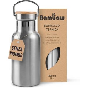 Bambaw Izolowana stalowa butelka na wodę - 350ml Bambaw Izolowana stalowa butelka na wodę - 350ml
