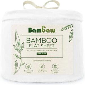 Sábana bambú - Blanco - 270x290 - Ropa de cama Sábana bambú - Blanco - 270x290 - Ropa de cama
