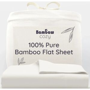 Sábana de bambú - marfil - 270x290 - Ropa de cama Sábana de bambú - marfil - 270x290 - Ropa de cama