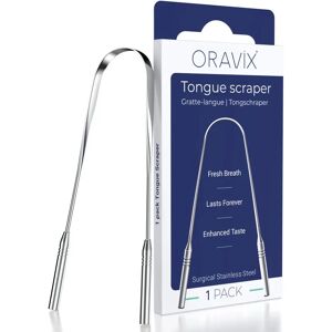 Limpiador de lengua en U Bambaw - Acero inoxidable, libre de BPA Limpiador de lengua en U Bambaw - Acero inoxidable, libre de BPA