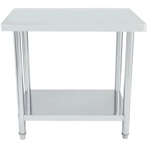 Tavolo da Cucina BC-ELEC WT100 Inox - 100x60cm - Altezza Regolabile Tavolo da Cucina BC-ELEC WT100 Inox - 100x60cm - Altezza Regolabile