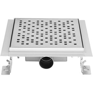 Bc-elec Q15-15 Drain de douche en acier inoxydable - Hauteur réglable - Publicité Bc-elec Q15-15 Drain de douche en acier inoxydable - Hauteur réglable - Publicité