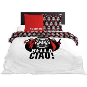 Casa De Papel Bed Linen Set - Cotton, Multicolor, 240x220cm Casa De Papel Bed Linen Set - Cotton, Multicolor, 240x220cm
