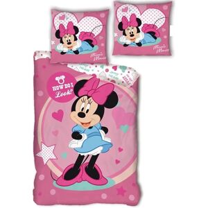 Housse de Couette Disney Minnie Mouse Comment je vois? - Rose - 140x200cm - Publicité Housse de Couette Disney Minnie Mouse Comment je vois? - Rose - 140x200cm - Publicité