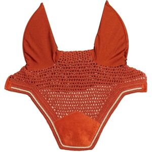 Kentucky Horsewear Capuche Velours Orange - Capuche Anti-mouches - Publicité Kentucky Horsewear Capuche Velours Orange - Capuche Anti-mouches - Publicité