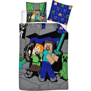 Minecraft wielobarwna poszwa na kołdrę 140x200 - Pościel Minecraft wielobarwna poszwa na kołdrę 140x200 - Pościel