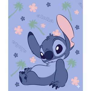 LILO & STITCH - Stitch Aloha - Koc flanelowy - 130x160cm - Koc LILO & STITCH - Stitch Aloha - Koc flanelowy - 130x160cm - Koc