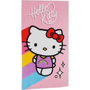 Hello Kitty Rainbow Beach Towel - 70x140cm - Polyester Hello Kitty Rainbow Beach Towel - 70x140cm - Polyester