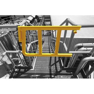 Boplan Gelbe Sicherheits Tür - Double Axes Gate - 1295x615x63 mm Boplan Gelbe Sicherheits Tür - Double Axes Gate - 1295x615x63 mm