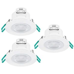 Sylvania White LED Recessed Spotlights - 600lm, 4000K, 6.5W - IP65 Bathroom Sylvania White LED Recessed Spotlights - 600lm, 4000K, 6.5W - IP65 Bathroom