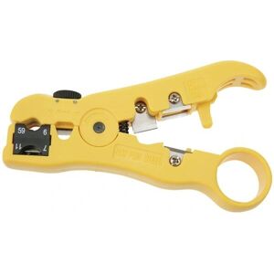 Velleman VTCOAX4F Pinza crimpatrice - Giallo - Strumento coassiale Velleman VTCOAX4F Pinza crimpatrice - Giallo - Strumento coassiale