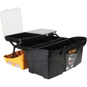 Valigetta attrezzi in polipropilene Perel con sistema di estensione - 27x28x49 cm Valigetta attrezzi in polipropilene Perel con sistema di estensione - 27x28x49 cm