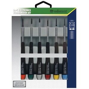 Velleman VTSET29 - Conjunto de chaves de precisão, 6 peças, Preto Velleman VTSET29 - Conjunto de chaves de precisão, 6 peças, Preto