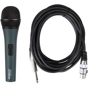 Microphone HQ Power - Unidirectionnel, câble 4.5m, Étui - Microphone Microphone HQ Power - Unidirectionnel, câble 4.5m, Étui - Microphone